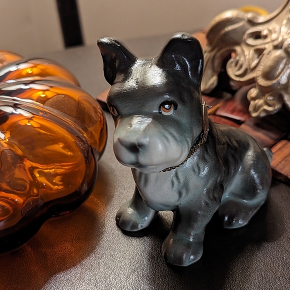 Vintage Tilso Hand Painted Scottie Dog Scottish Terrier Ceramic Made In Japan - Picture 2 of 16